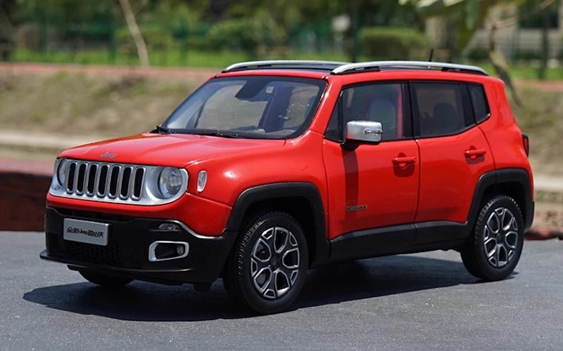 [OEM] 1:18 Jeep 2014 Renegade rouge voiture miniature Die-Cast