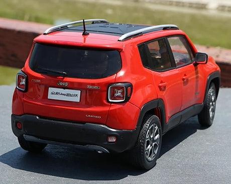 [OEM] 1:18 Jeep 2014 Renegade Red Model Car Die-Cast