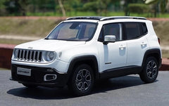 [OEM] 1:18 Jeep 2014 Renegade White Model Car Die-Cast