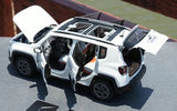 [OEM] 1:18 Jeep 2014 Renegade wit modelauto Die-Cast