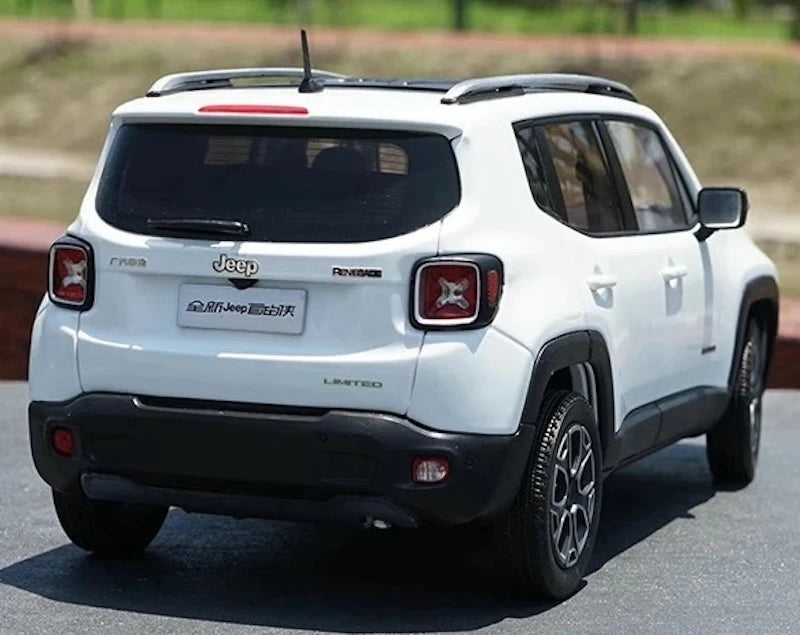 [OEM] 1:18 Jeep 2014 Renegade wit modelauto Die-Cast