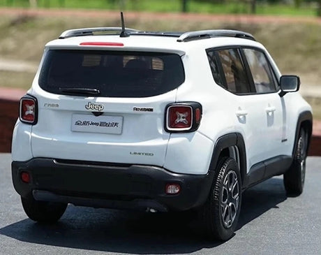 [OEM] 1:18 Jeep 2014 Renegade White Model Car Die-Cast