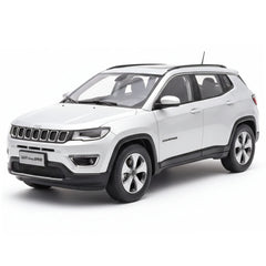 [OEM] 1:18 Jeep 2017 Compass Silver Model Car Die-Cast