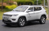 [OEM] 1:18 Jeep 2017 Compass Silver Model Car Die-Cast