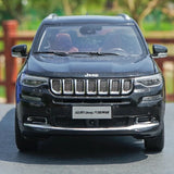 [OEM] 1:18 Jeep 2018 Grand Commander Black Model Car Die-Cast