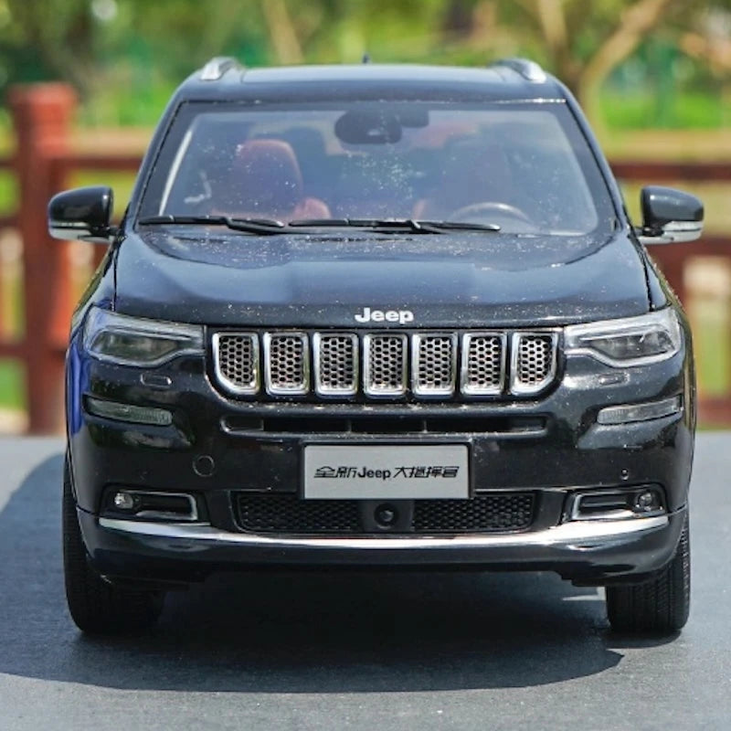 [OEM] 1:18 Jeep 2018 Grand Commander Black Model Car Die-Cast