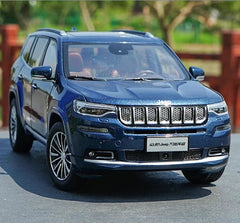 [OEM] 1:18 Jeep 2018 Grand Commander Blue Model Car Die-Cast
