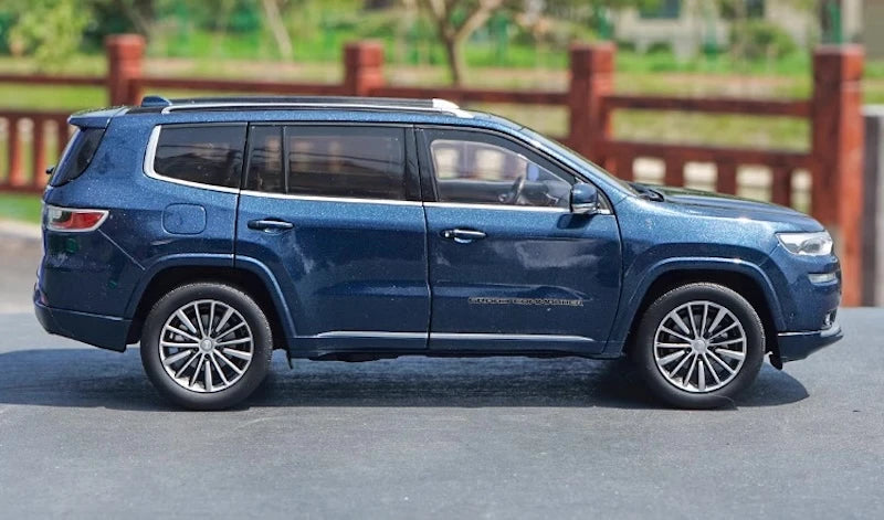 [OEM] 1:18 Jeep 2018 Grand Commander Blue Model Car Die-Cast