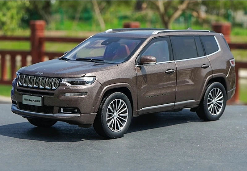 [OEM] 1:18 Jeep 2018 Grand Commander marrone modellino di auto Die-Cast