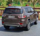 [OEM] 1:18 Jeep 2018 Grand Commander marrone modellino di auto Die-Cast