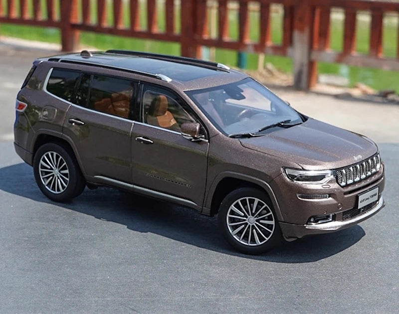 [OEM] 1:18 Jeep 2018 Grand Commander ブラウン モデルカー Die-Cast