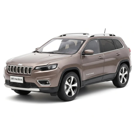 [OEM] 1:18 Jeep 2020 Cherokee Brown Model Car Die-Cast
