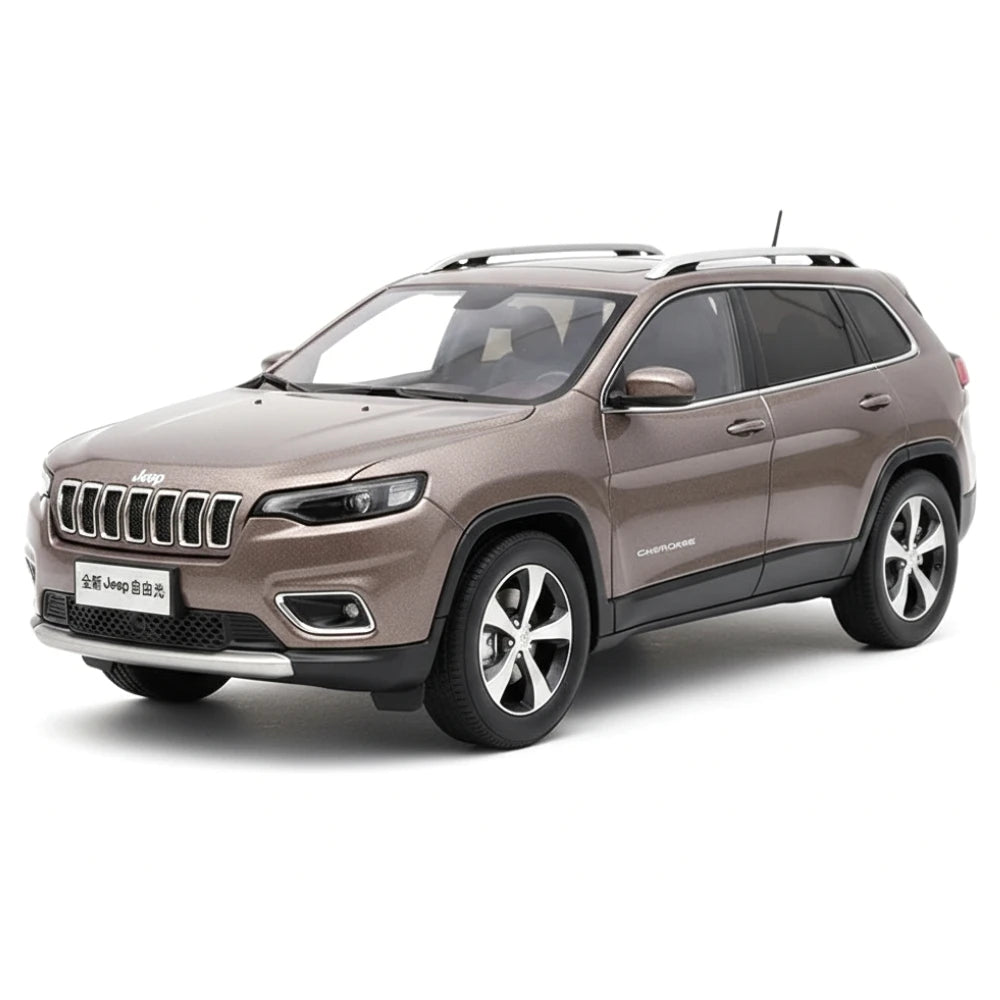 [OEM] 1:18 Jeep 2020 Cherokee Brown Model Car Die-Cast