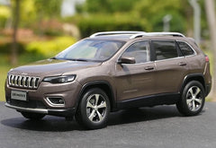 [OEM] 1:18 Jeep 2020 Cherokee Brown Model Car Die-Cast
