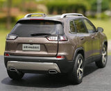 [OEM] 1:18 Jeep 2020 Cherokee marrone modellino di auto Die-Cast