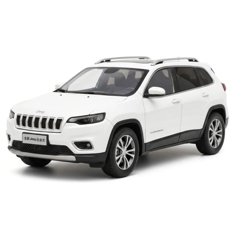 [OEM] 1:18 Jeep 2020 Cherokee White Model Car Die-Cast