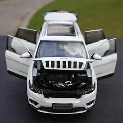 [OEM] 1:18 Jeep 2020 Cherokee White Model Car Die-Cast