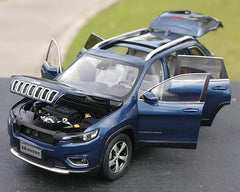 [OEM] 1:18 Jeep 2020 Cherokee Blue Model Car Die-Cast