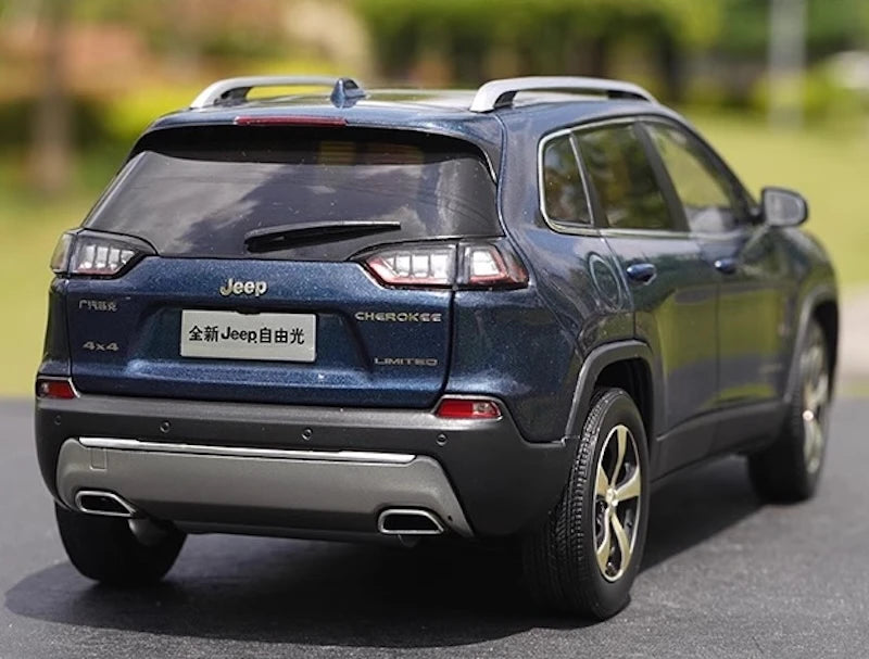 [OEM] 1:18 Jeep 2020 Cherokee Blue Model Car Die-Cast