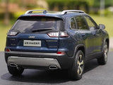 [OEM] 1:18 Jeep 2020 Cherokee Blue Model Car Die-Cast