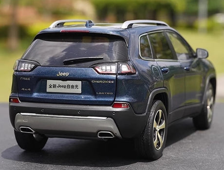 [OEM] 1:18 Jeep 2020 Cherokee Blue Model Car Die-Cast