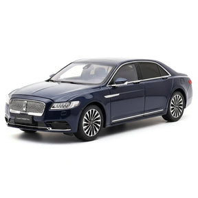 [OEM] 1:18 Lincoln 2017 Continental Blue Model Car Die-Cast