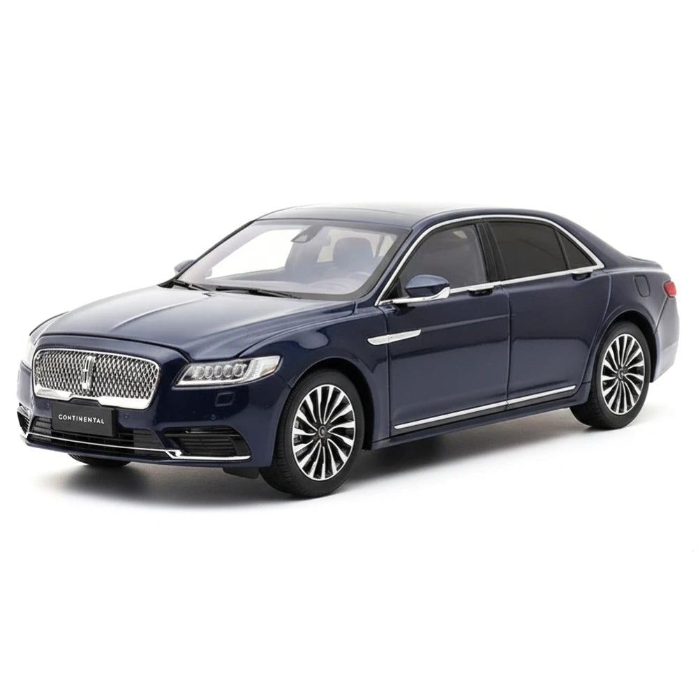 [OEM] 1:18 Lincoln 2017 Continental Blue Model Car Die-Cast