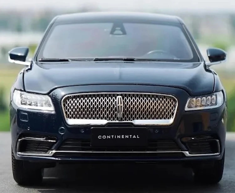 [OEM] 1:18 Lincoln 2017 Continental Blue Model Car Die-Cast