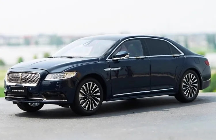 [OEM] 1:18 Lincoln 2017 Continental Blue Model Car Die-Cast