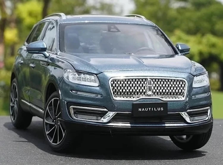 [OEM] 1:18 Lincoln 2019 Nautilus bleu voiture miniature Die-Cast