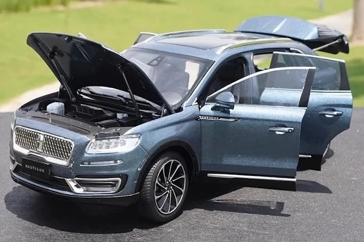 [OEM] 1:18 Lincoln 2019 Nautilus Blue Model Car Die-Cast