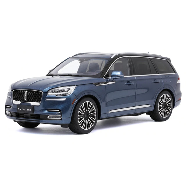 [OEM] 1:18 Lincoln 2020 Aviator Blue Model Car Die-Cast
