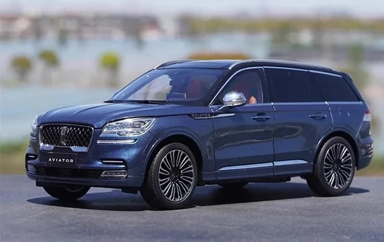 [OEM] 1:18 Lincoln 2020 Aviator Blue Model Car Die-Cast