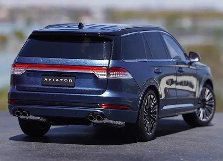 [OEM] 1:18 Lincoln 2020 Aviator Blue Model Car Die-Cast