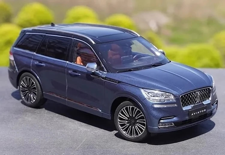 [OEM] 1:18 Lincoln 2020 Aviator Blue Model Car Die-Cast
