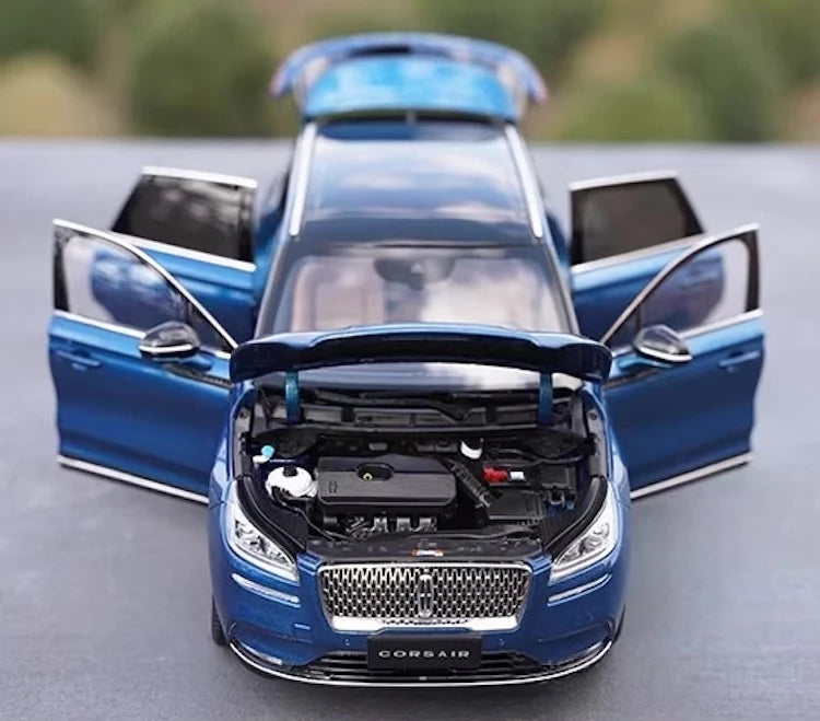 [OEM] 1:18 Lincoln 2020 Corsair Blue Model Car Die-Cast