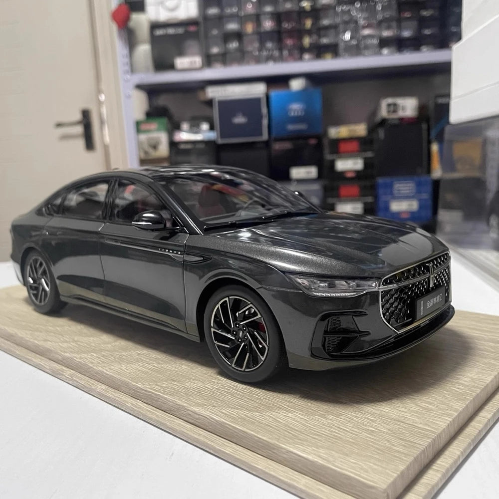 [OEM] 1:18 Lincoln 2022 Zephyr Gray Model Car Die-Cast