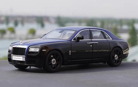 [OEM] 1:18 Rolls-Royce 2009 Ghost Black & Blue Model Car Die-Cast
