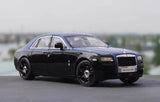 [OEM] 1:18 Rolls-Royce 2009 Ghost Black & Blue Model Car Die-Cast