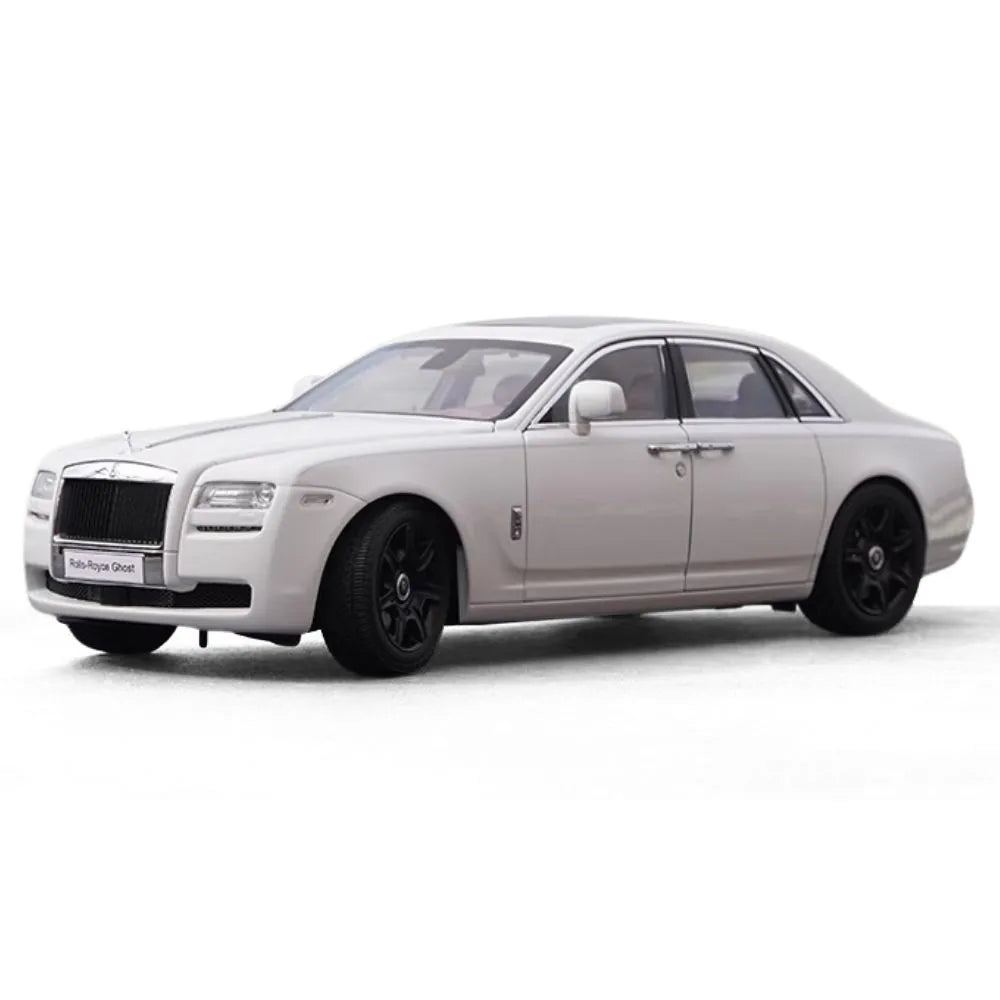 [OEM] 1:18 Rolls-Royce 2009 Ghost White Model Car Die-Cast