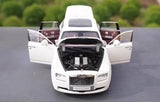 [OEM] 1:18 Rolls-Royce 2009 Ghost White Model Car Die-Cast