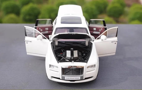 [OEM] 1:18 Rolls-Royce 2009 Ghost White Model Car Die-Cast