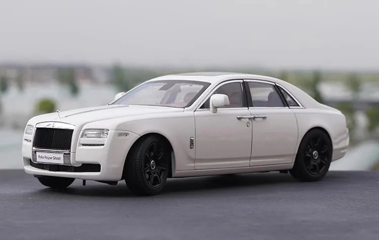 [OEM] 1:18 Rolls-Royce 2009 Ghost White Model Car Die-Cast