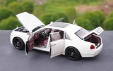 [OEM] 1:18 Rolls-Royce 2009 Ghost White Model Car Die-Cast