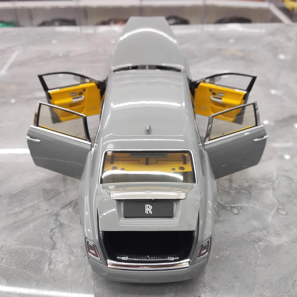 [OEM] 1:18 Rolls-Royce 2017 Phantom VIII EWB Gray Model Car Die-Cast