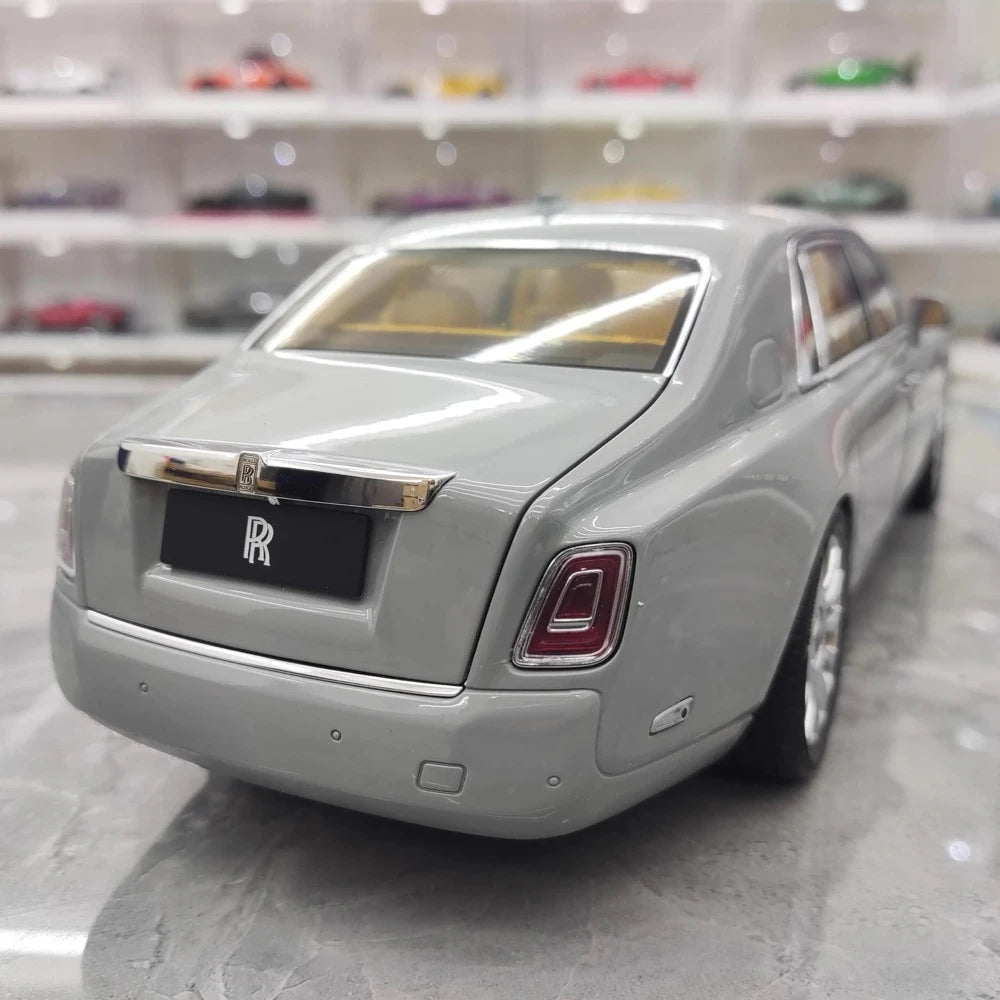 [OEM] 1:18 Rolls-Royce 2017 Phantom VIII EWB Gray Model Car Die-Cast