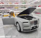 [OEM] 1:18 Rolls-Royce 2017 Phantom VIII EWB harmaa pienoismalli Die-Cast
