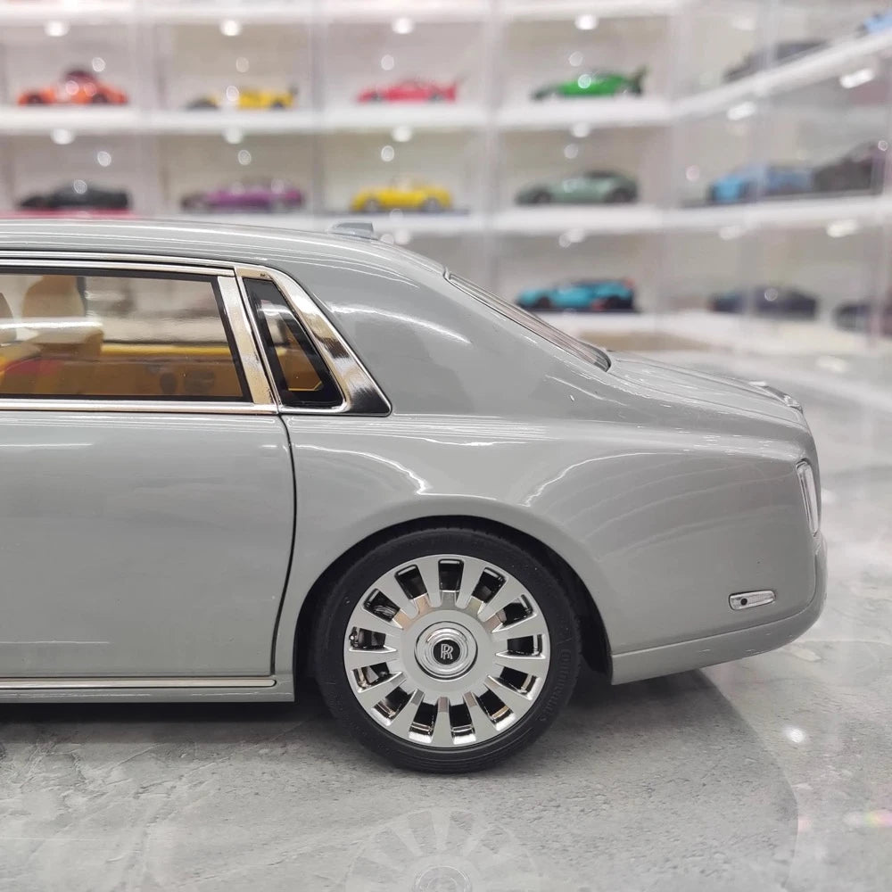 [OEM] 1:18 Rolls-Royce 2017 Phantom VIII EWB Gray Model Car Die-Cast