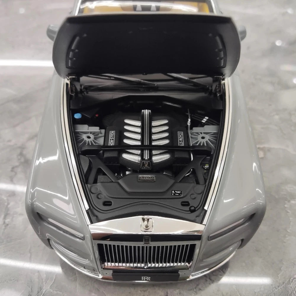 [OEM] 1:18 Rolls-Royce 2017 Phantom VIII EWB harmaa pienoismalli Die-Cast