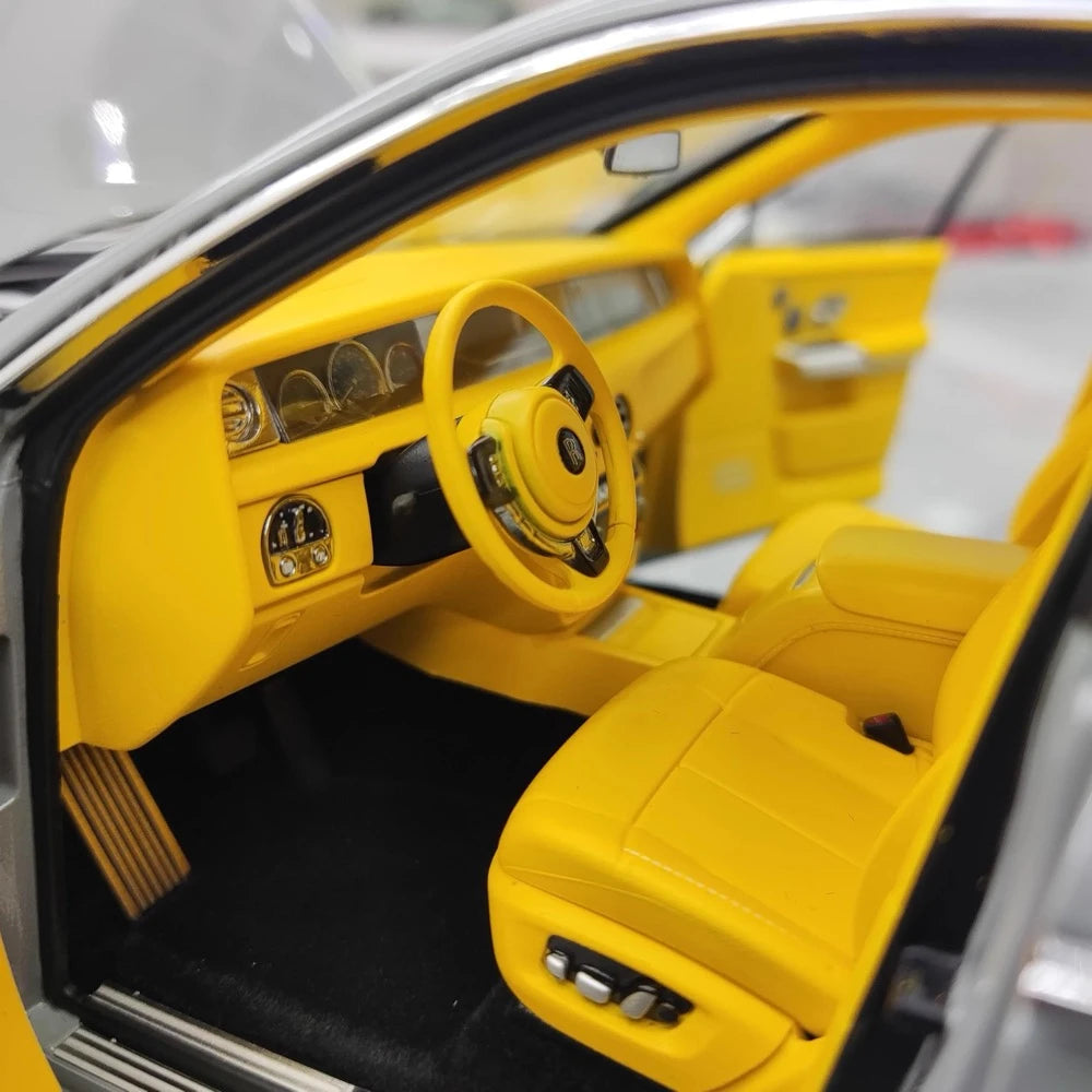 [OEM] 1:18 Rolls-Royce 2017 Phantom VIII EWB harmaa pienoismalli Die-Cast